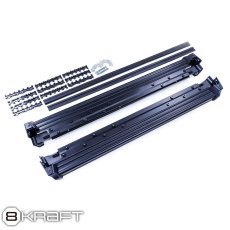 画像1: 純正形状 サイドステップ ブラック (1)