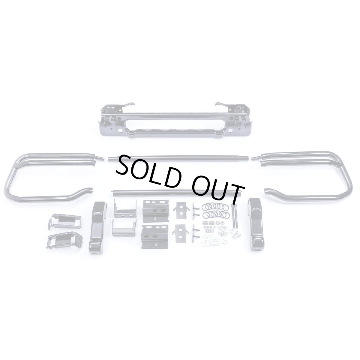 画像2: フロント バンパー ガード 専用ホースメント付 (2)