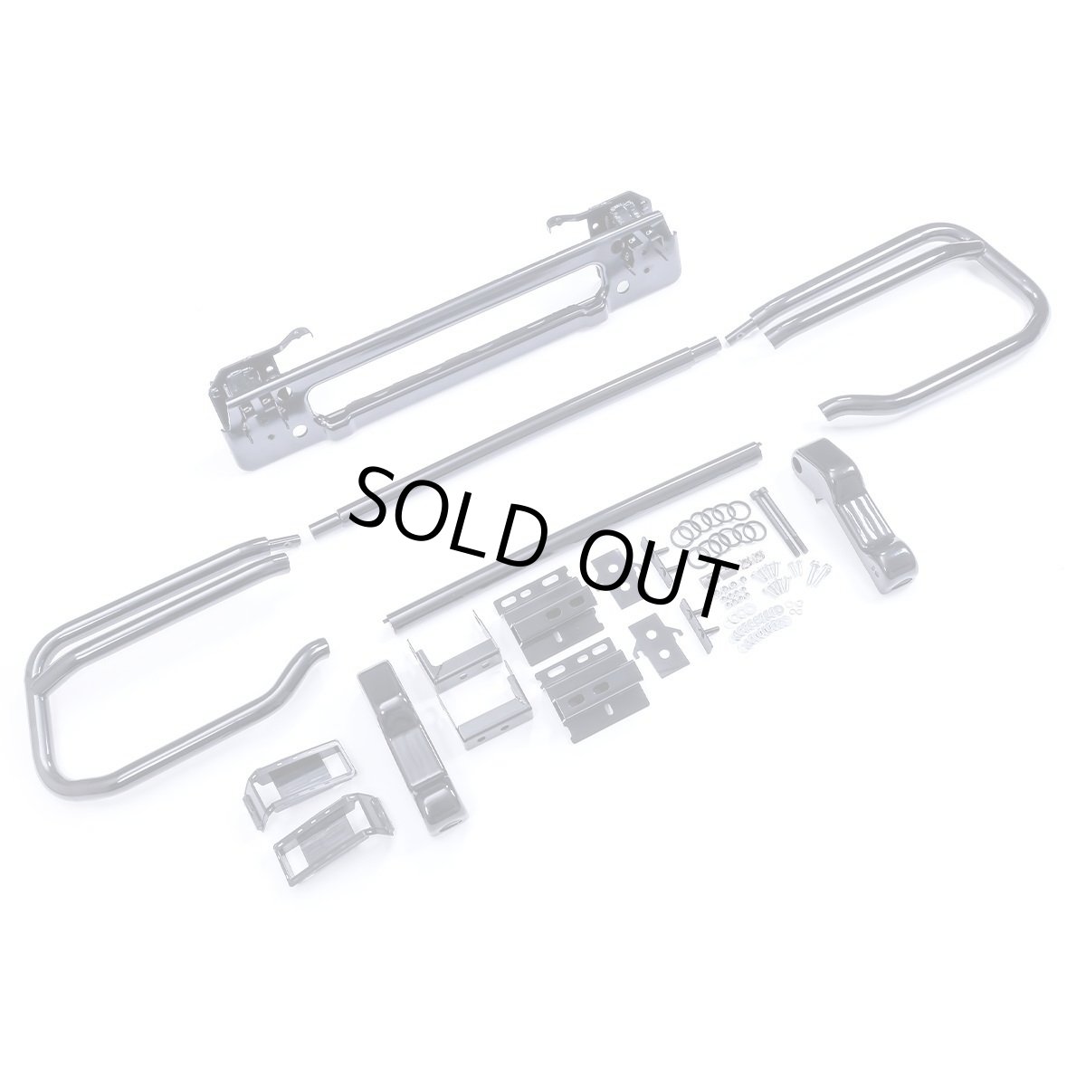 画像3: フロント バンパー ガード 専用ホースメント付 (3)